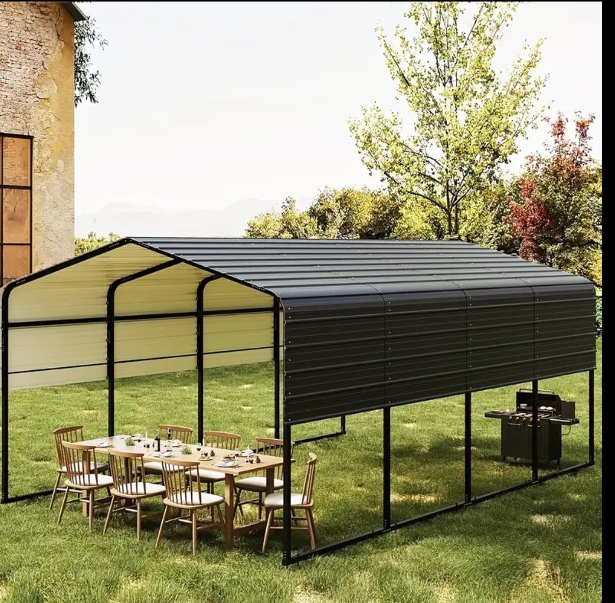 Abris Permanent 13x20 Pieds – Image 2
